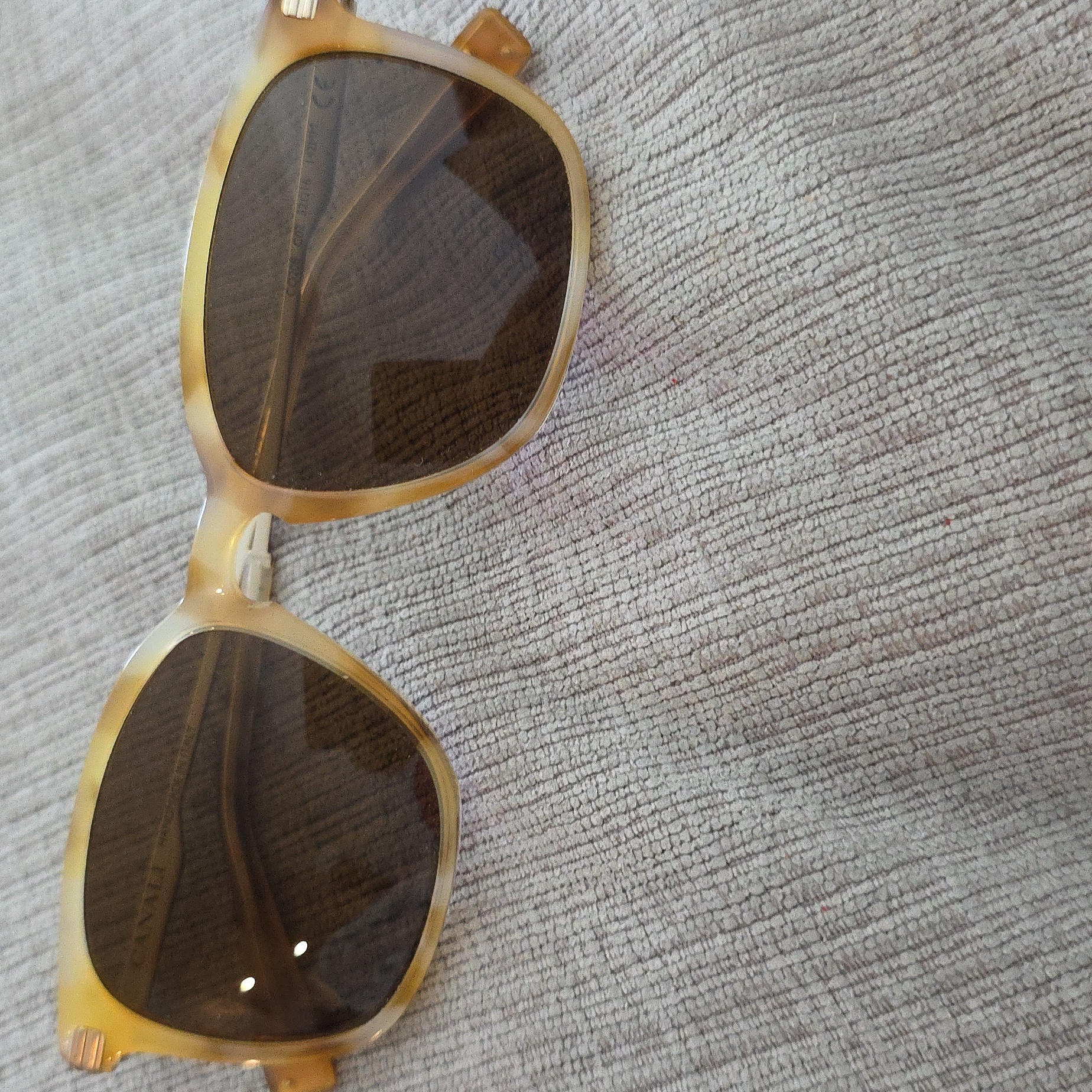 Canali Beige And Brown Sunglasses - Co208